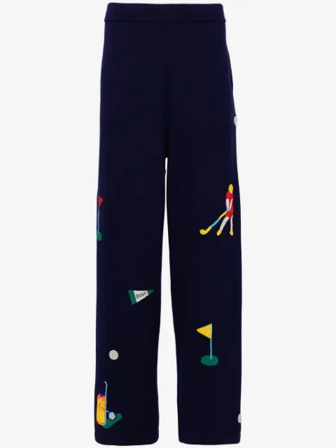 BODE bead detailing golf trousers