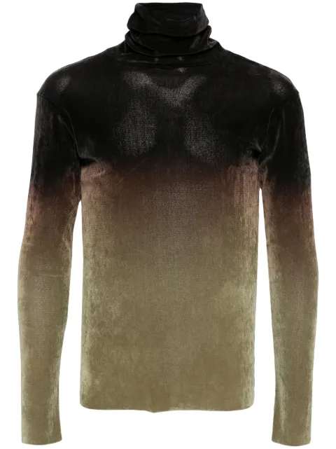Taakk gradient roll neck top