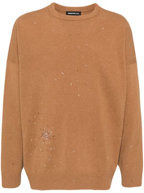 Undercover cross-embroidered jumper