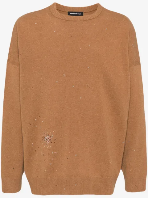 Undercover cross-embroidered jumper