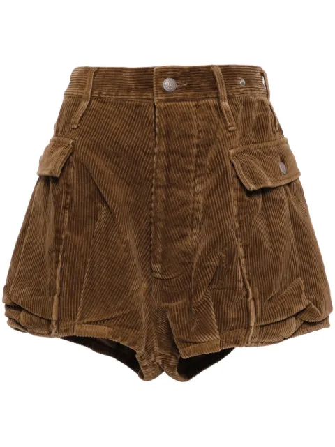 R13 corduroy cargo shorts