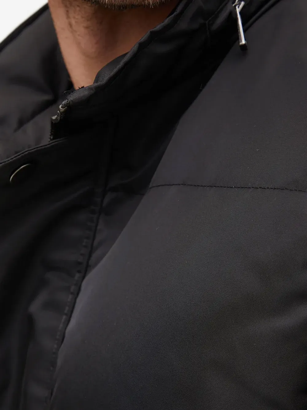 Theory Gilet met capuchon Zwart