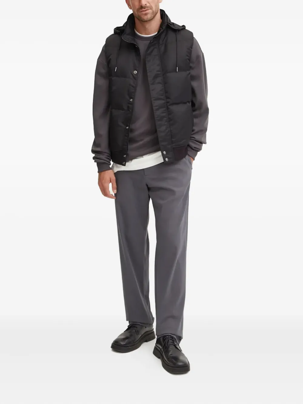 Theory hooded zip-up gilet | Waistcoats & Gilets | Image 2