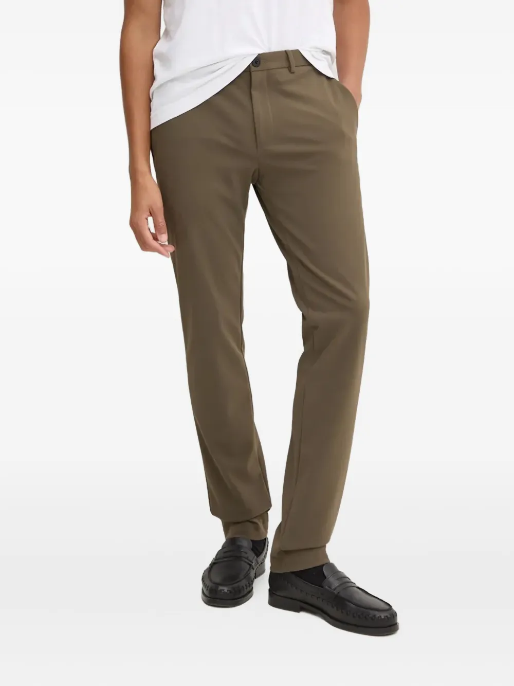 Theory button-fastening trousers | verde | Image 1