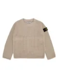 Stone Island Junior Compass-badge sweater - Neutrals