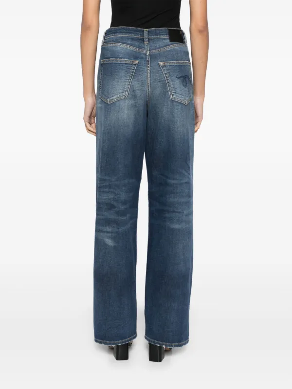 デニム・ジーパン R13 Women Denims R13WD038D283A Blue WAYNE JEANS - DAWSON BLUE - R13