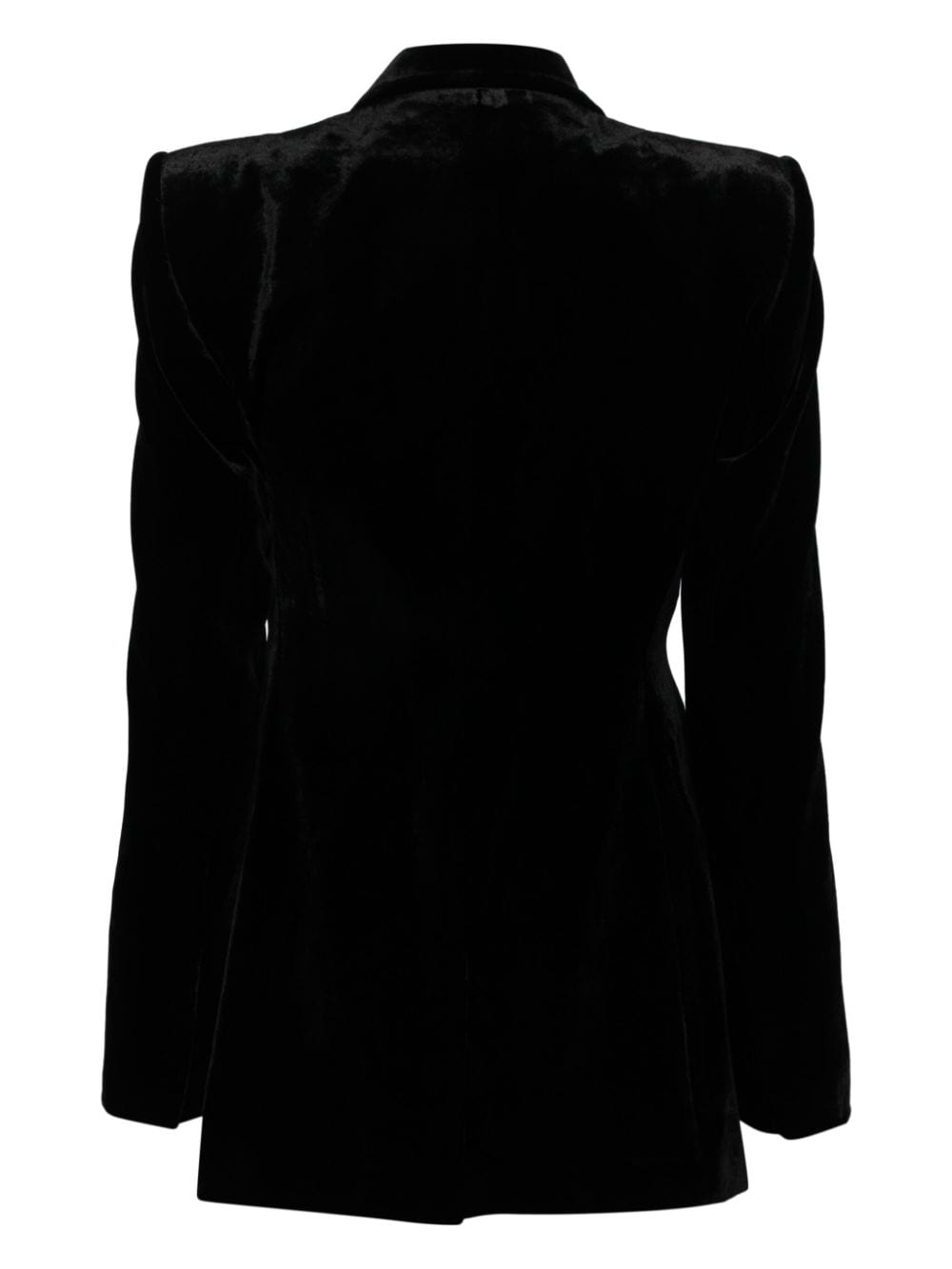 Shop Juunj Double-breasted Blazer In Black