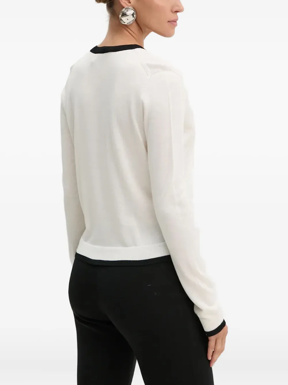 Theory Vest met knopen Wit