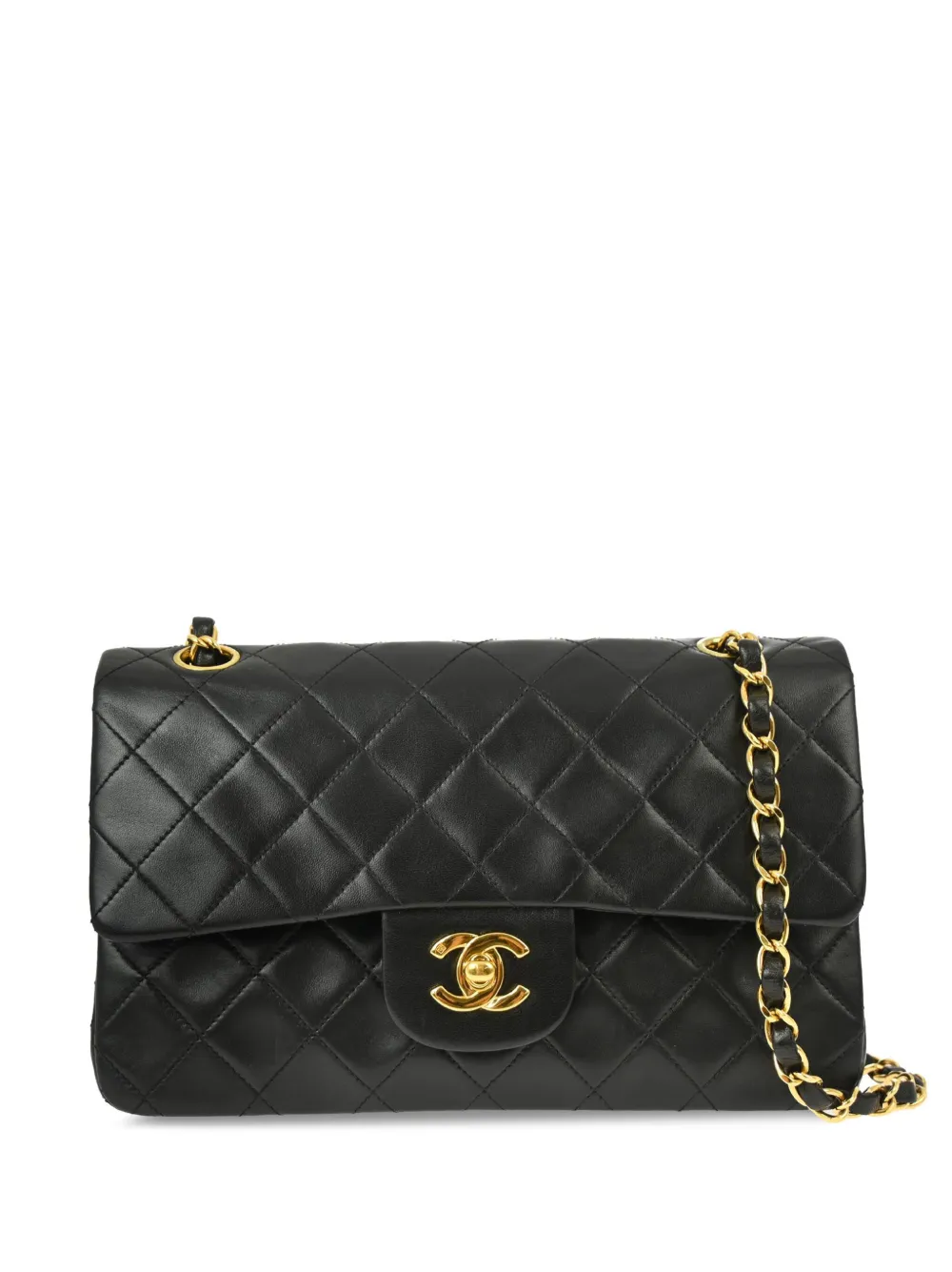 CHANEL Pre-Owned 1998 small Double Flap shoulder bag – Black