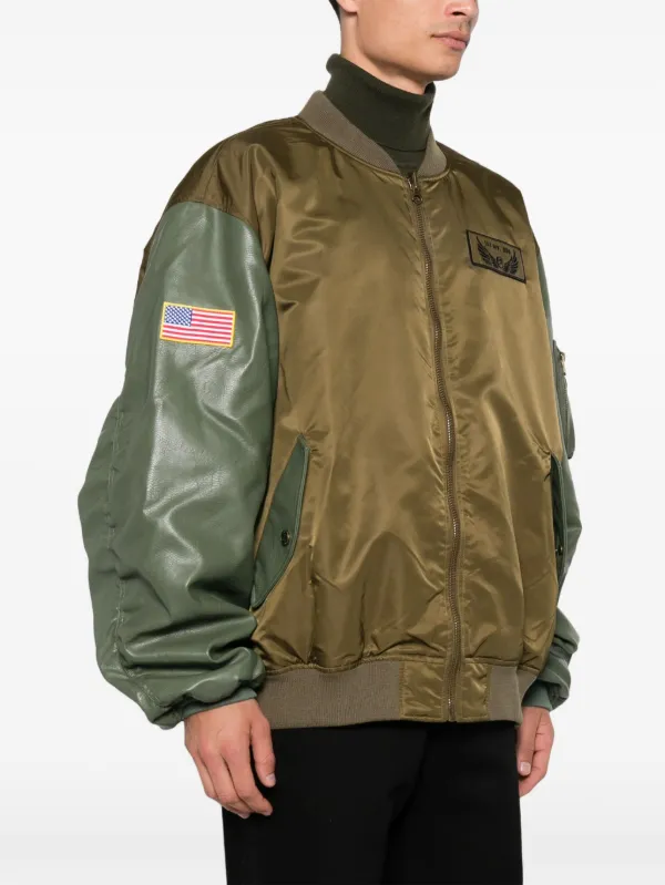 Champion Panelled Bomber Jacket Green FARFETCH IE