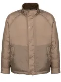 Man On The Boon. drawstring hem padded jacket - Brown