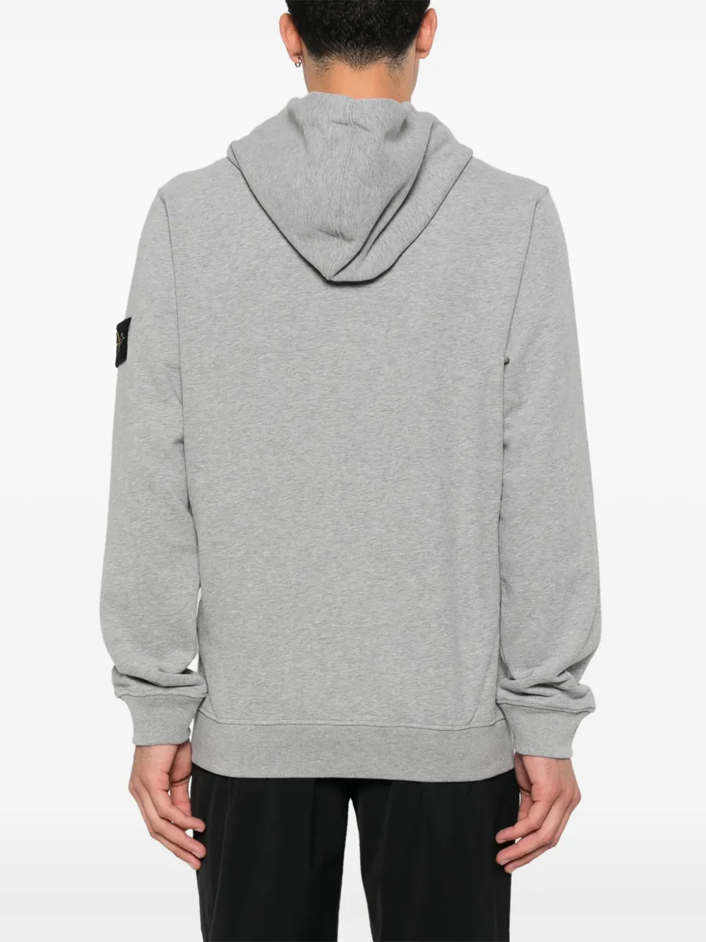 Grey stone island zip hoodie on sale