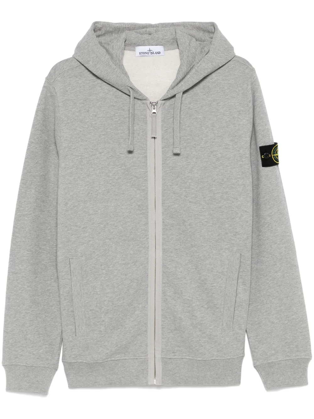 Mens stone island zip up hoodie hotsell