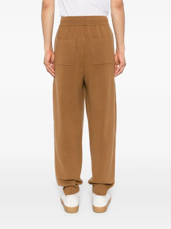 Man On The Boon. Knitted Track Pants Brown FARFETCH IE