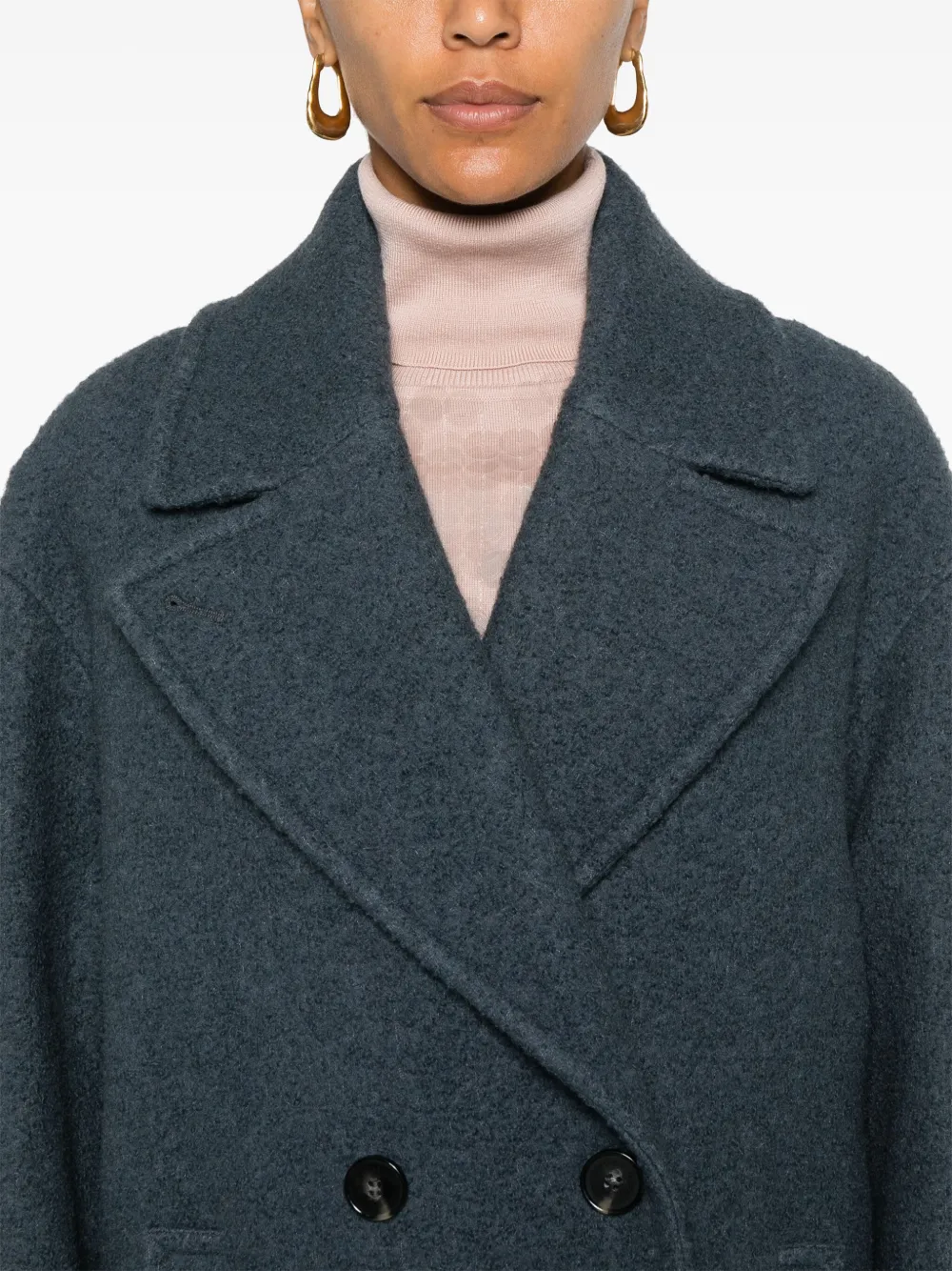 PATRIZIA PEPE DOUBLE-BREASTED COAT 