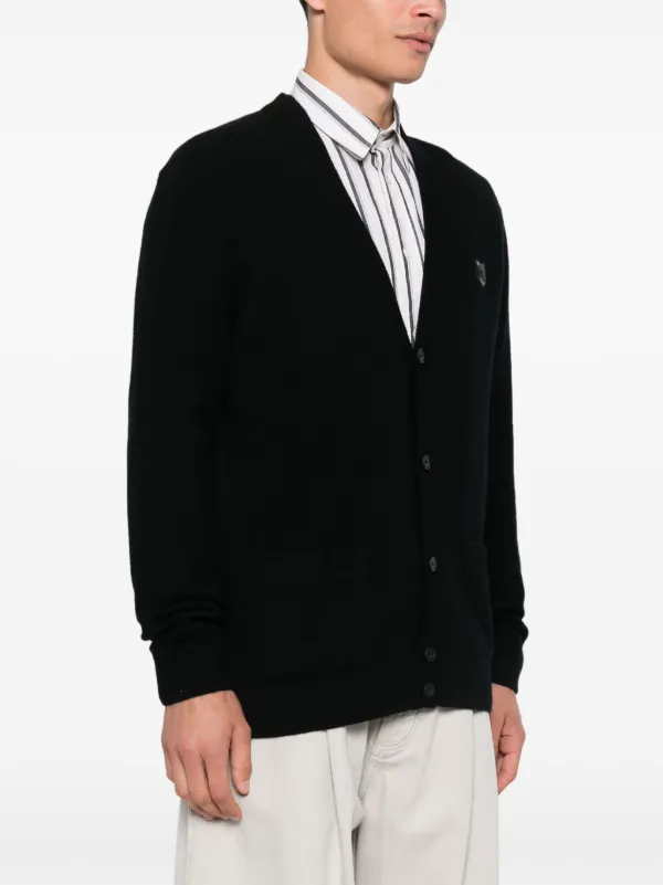 Maison Kitsuné Bold Fox カーディガン | ブラック | FARFETCH JP