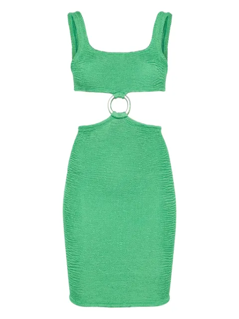 PARAMIDONNA vestido midi con diseño fruncido