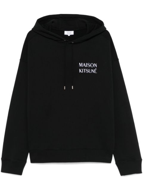 Maison Kitsune Waterfall-print hoodie Men