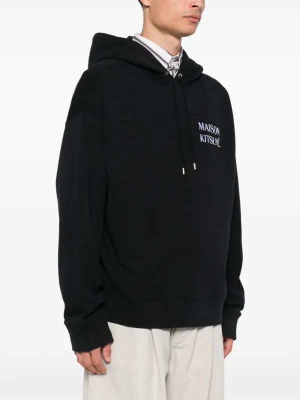 【送料&関税込】Maison KitsunAC waterfall Hoodie Maison Kitsuné Waterfall-print Hoodie | Black | FARFETCH FI