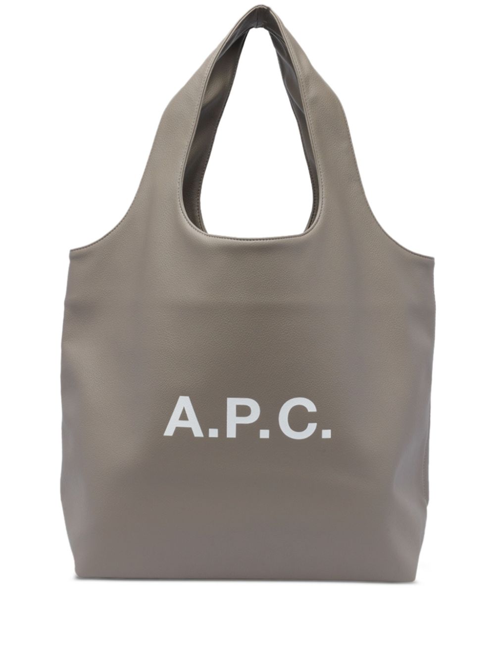 logo-print tote bag