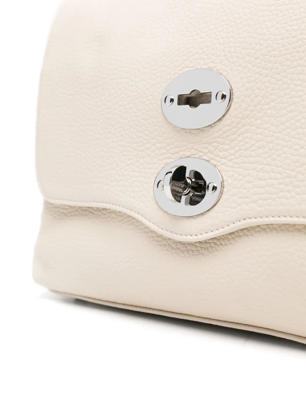 Zanellato Alcalino Cross-body Bag Textured Finish In Neutral