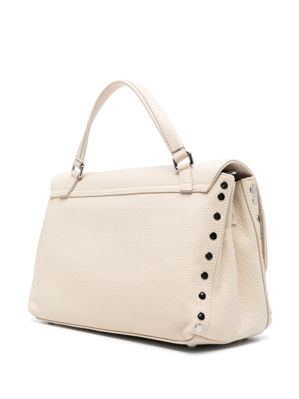 Zanellato Alcalino Cross-body Bag Textured Finish In Neutral
