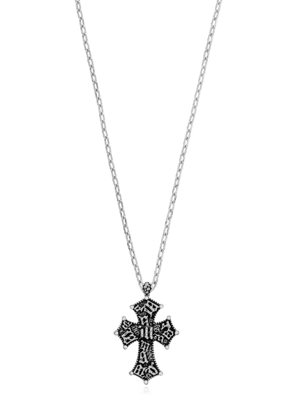 Shop Misbhv Preacher Vintage Chain Necklace In Silver