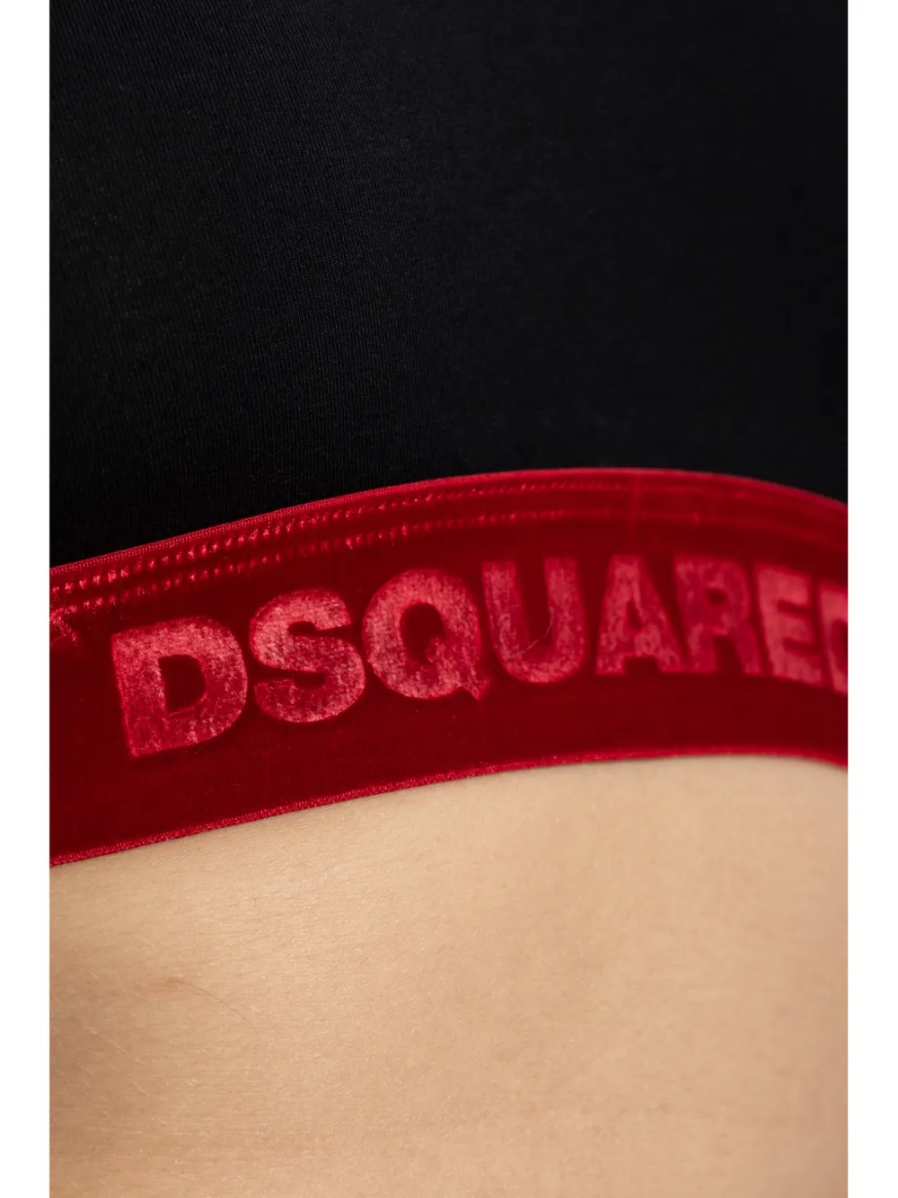 DSQUARED2 Bh met logo Zwart