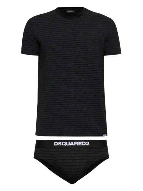DSQUARED2 logo-print T-shirt set