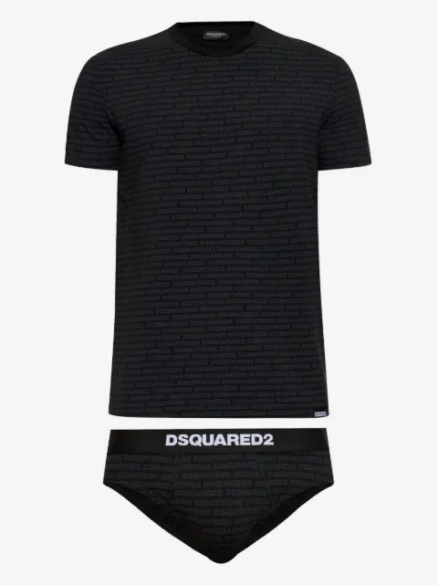 DSQUARED2 logo-print T-shirt set