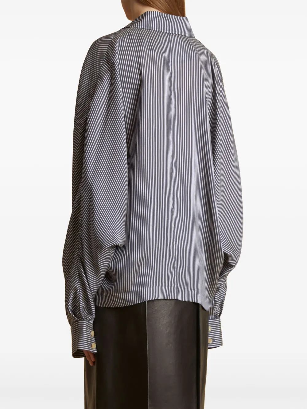 KHAITE Garth blouse Blauw
