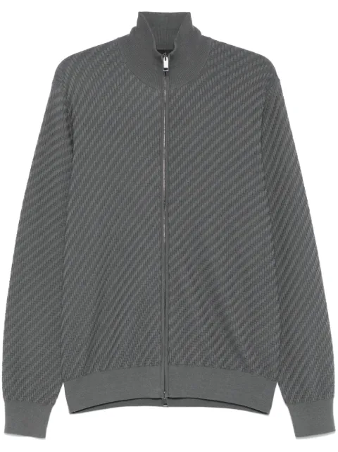 Brioni textured cardigan
