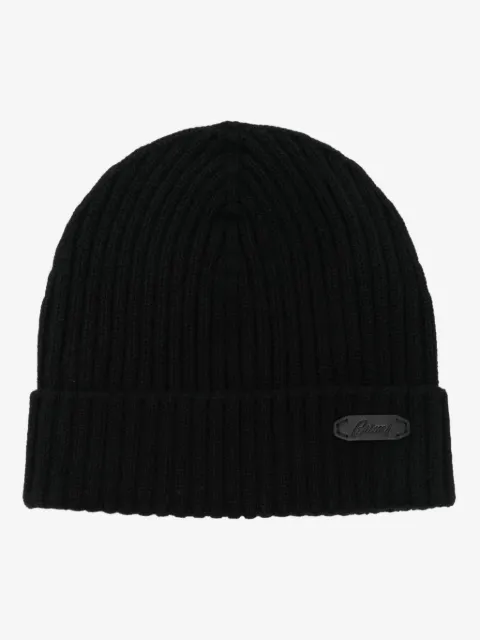 Brioni gorro con parche del logo