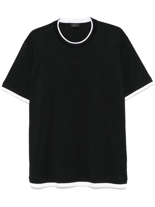 Brioni ロゴ Tシャツ | ブラック | FARFETCH JP