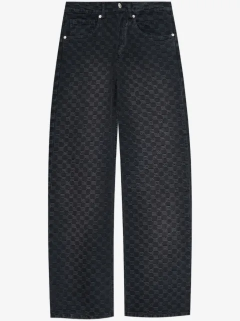 MISBHV jacquard monogram jeans