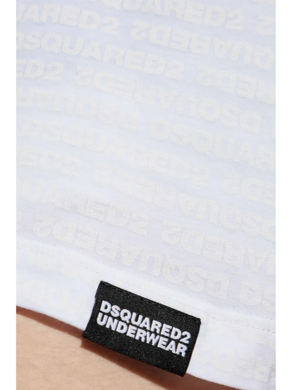DSQUARED2 Katoenen pyjama met logoprint Wit