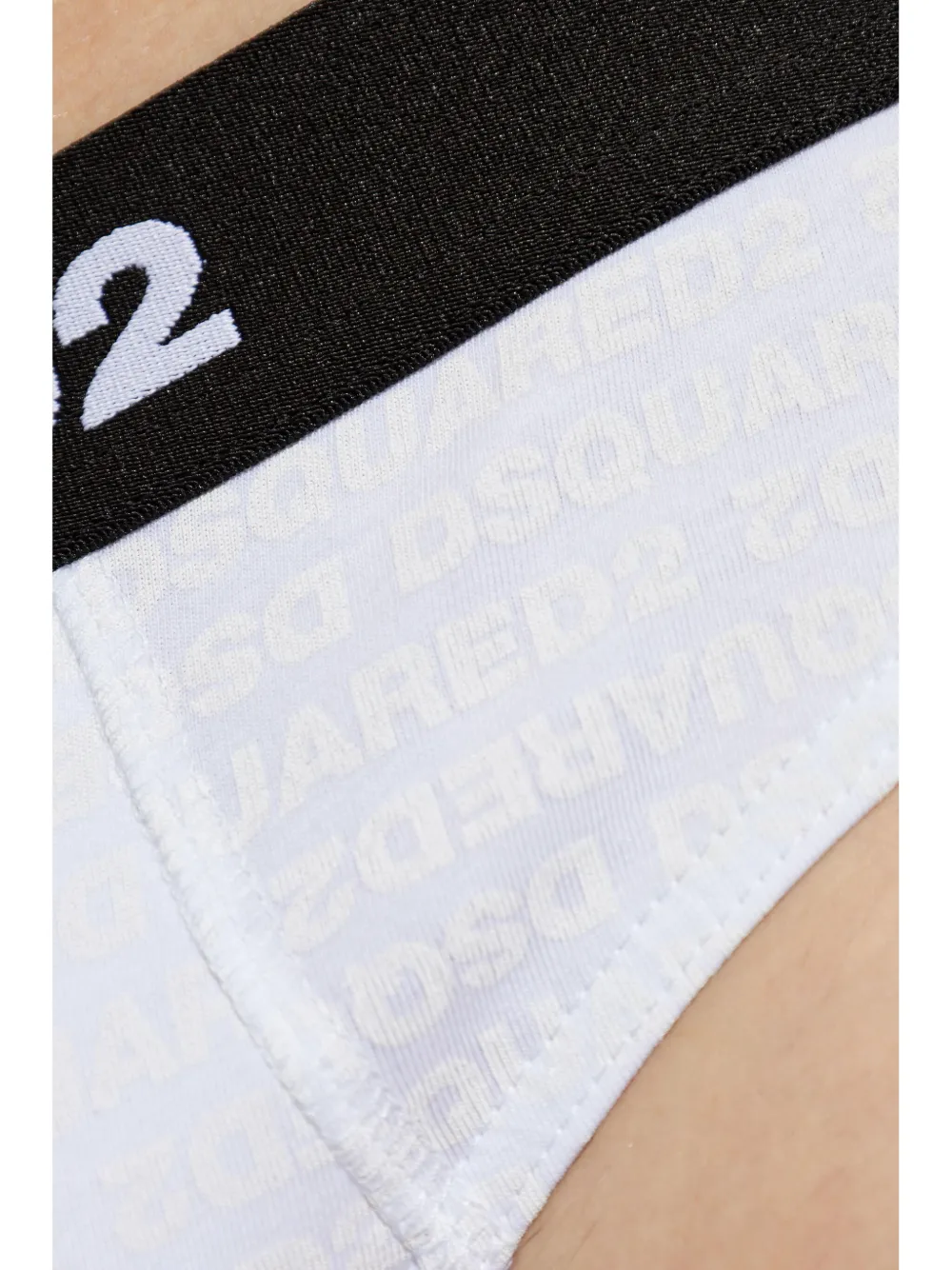 DSQUARED2 Katoenen pyjama met logoprint Wit