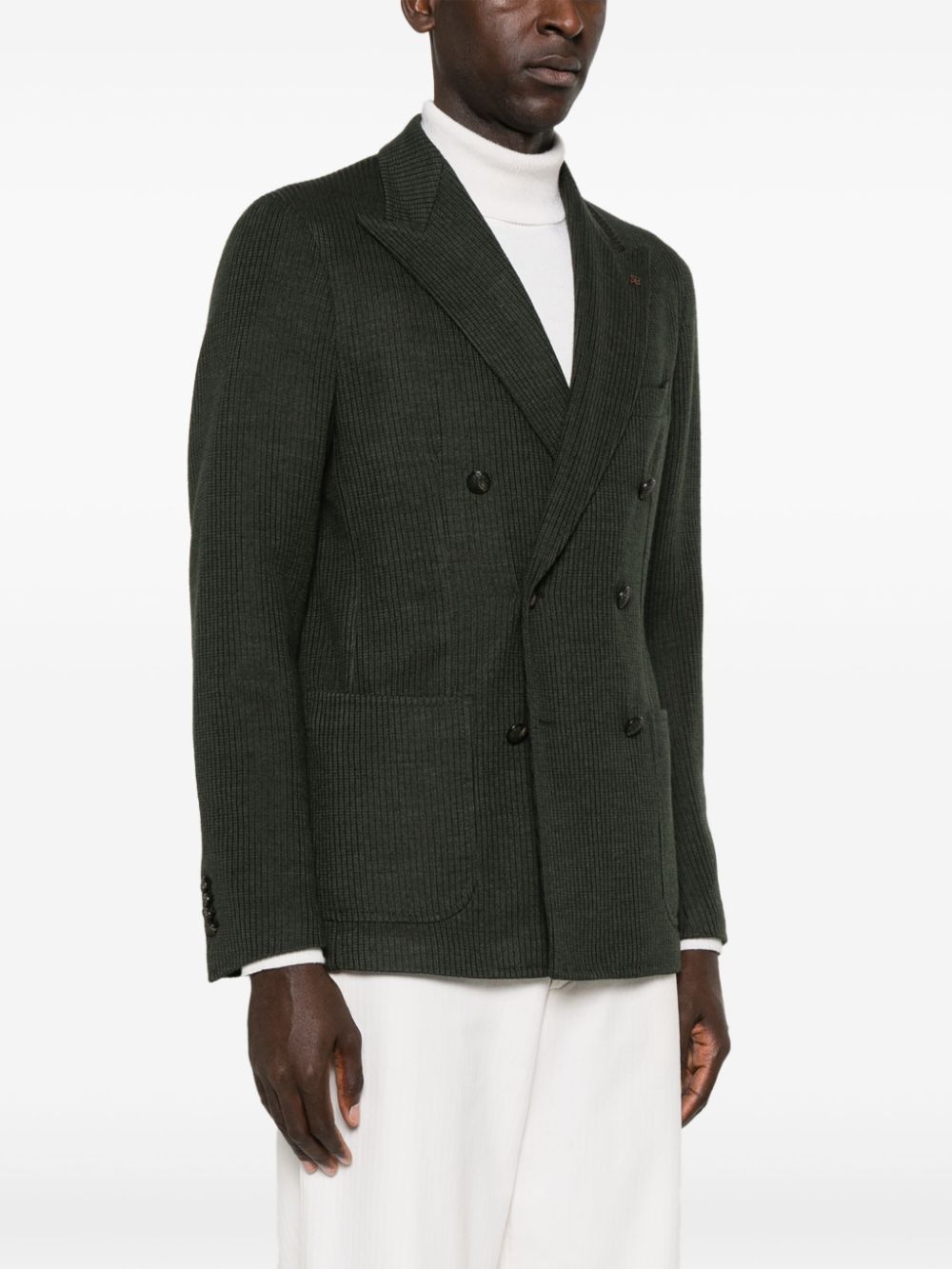 Tagliatore ribbed blazer Men