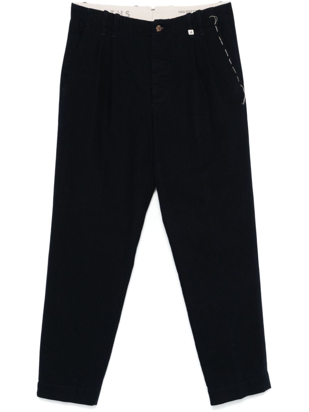 Shop Myths Hermes Trousers In Blue