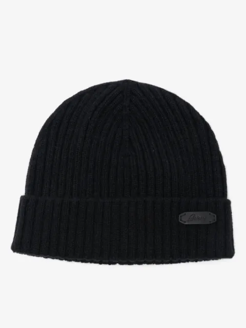 Brioni gorro con parche del logo