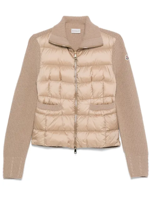 Moncler cardigan zippé à design matelassé