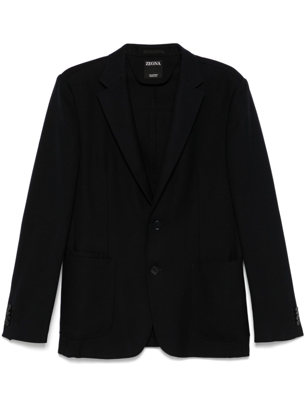 Zegna Wollen blazer Blauw