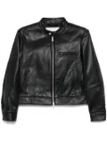 DUNST Racing leather jacket - Black