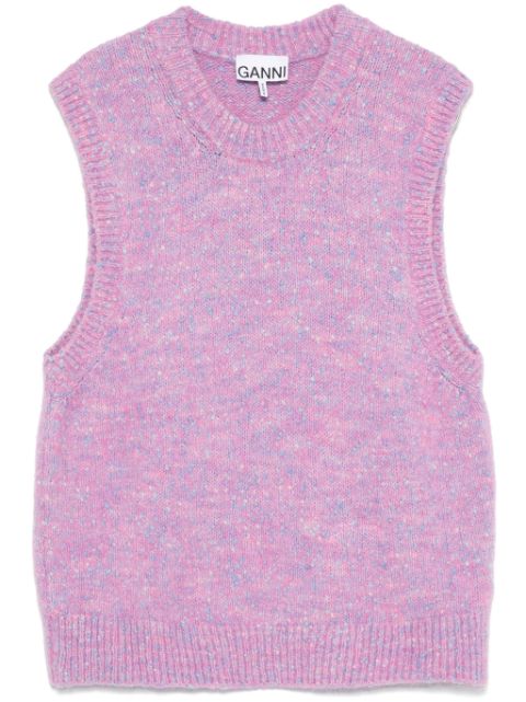 GANNI knitted vest Women