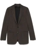 Canali jersey blazer - Brown