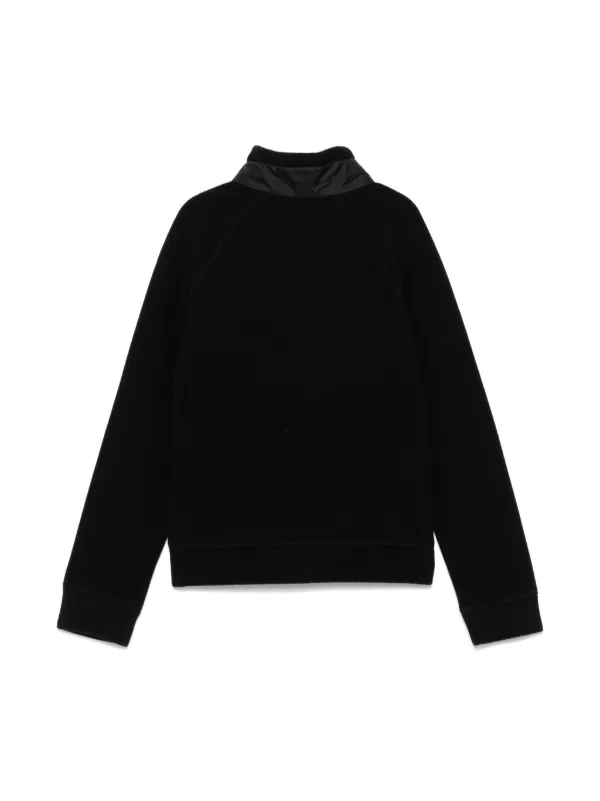 MONCLER GRENOBLE KIDS フリース スウェットシャツ | ブラック