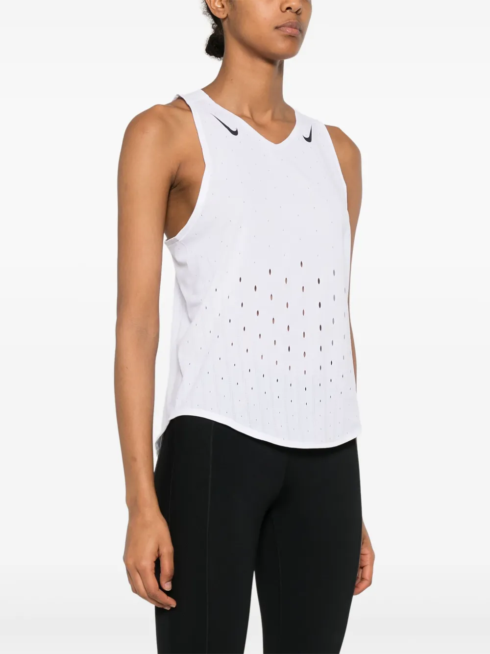 Nike ADV mouwloze hardlooptop Wit