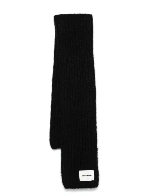 Jil Sander chunky ribbed scarf