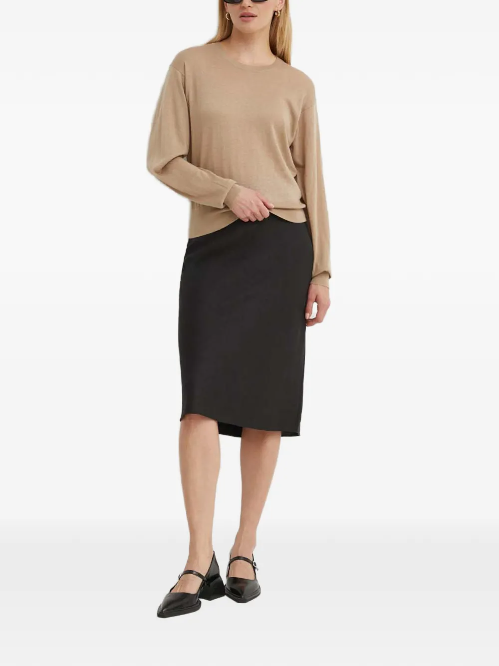  Samsoe Samsoe Sagneta Midi Skirt - Black 
