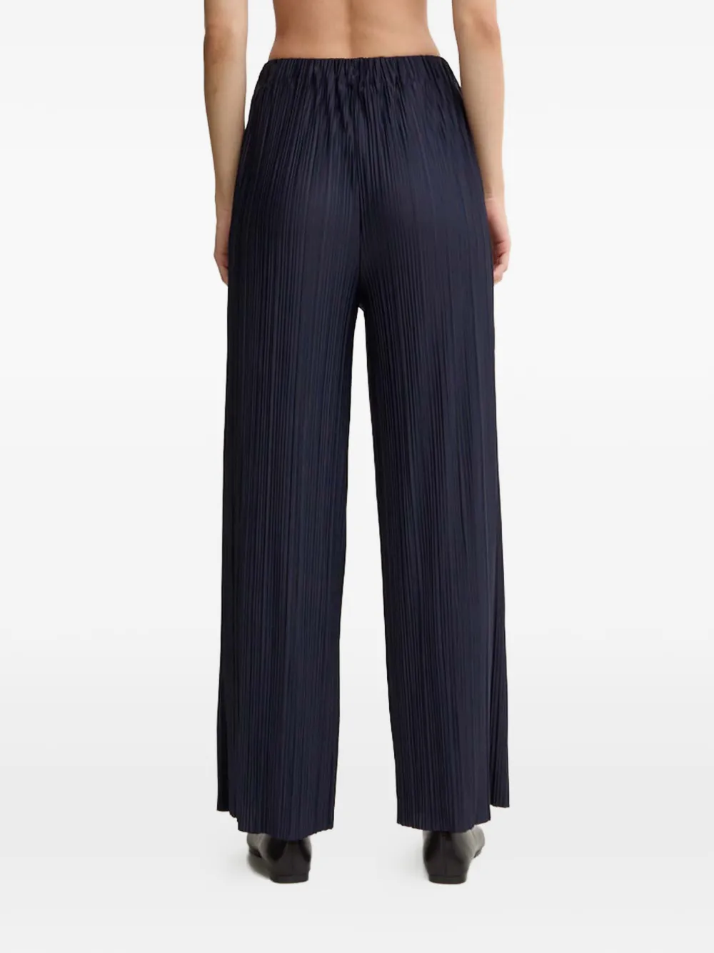  Samsoe Samsoe Pleated Wide Trousers - Blue 